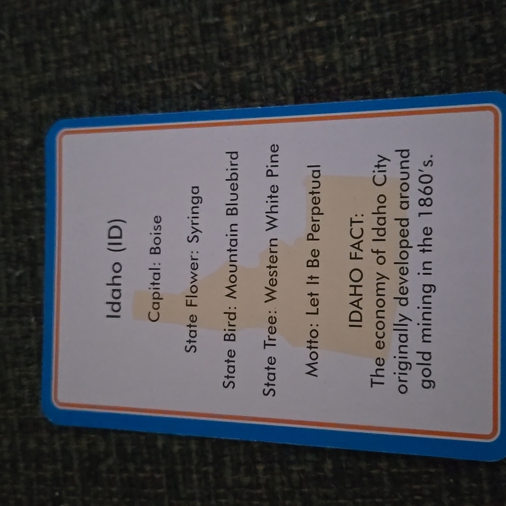 State Trivia Cards - Picture 4 of 4